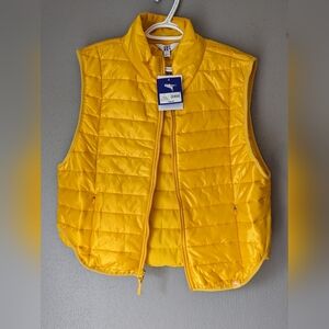 Joylab  Yellow  puffer vest  Small